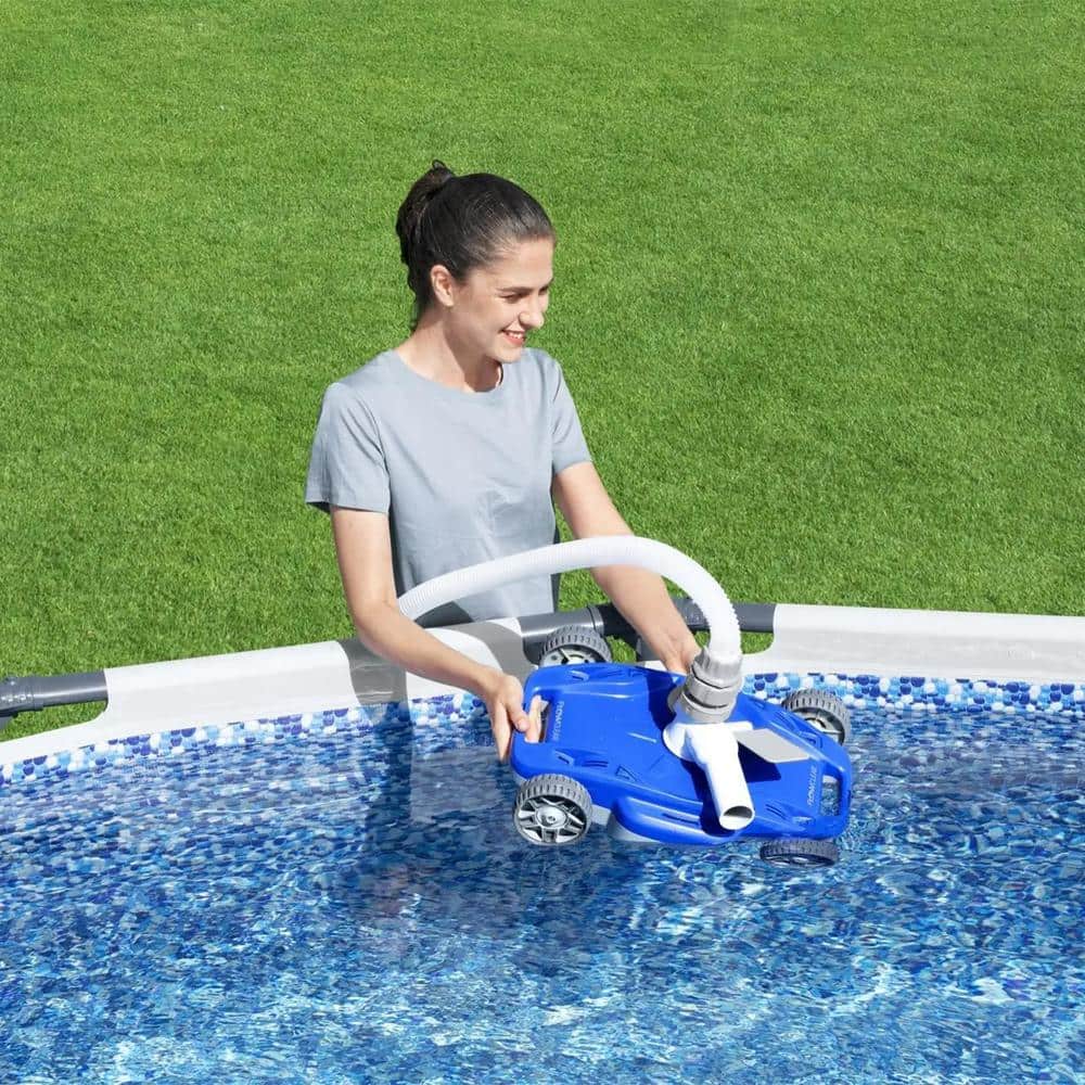 FlowClear AquaDrift Blue Cordless Automatic Pool Vacuum Cleaner