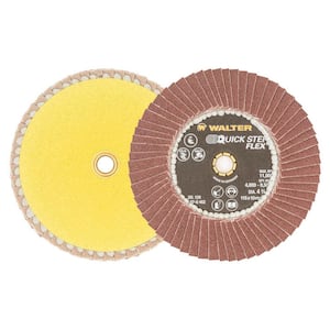 Quick-Step 4.5 in. GR120, Flexible Flap Discs (Pack of 10)
