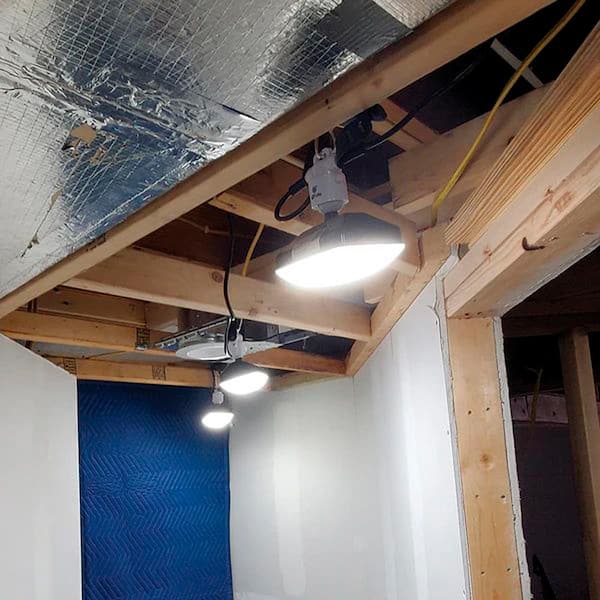 50 ft. 50-Watt 5 Adjustable Light Heads White Strip Linkable Light Fixture 17.72 in. x 11.81 in. x 12.99 in. (2-Pack)