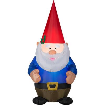 Gnome Outdoor Christmas Decorations Christmas Decorations The Home Depot