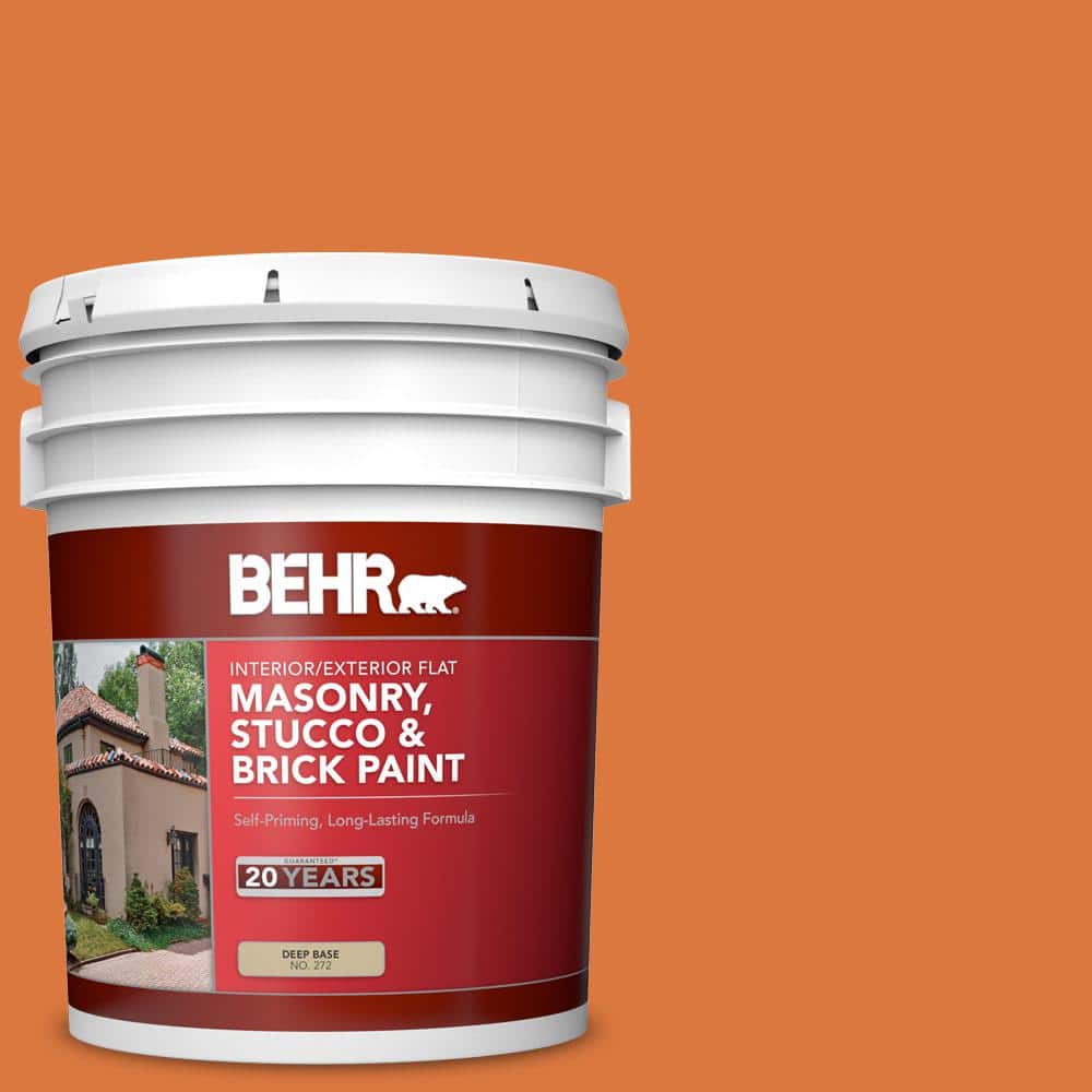5 gal. #P210-7 Japanese Koi Flat Interior/Exterior Masonry, Stucco and Bric