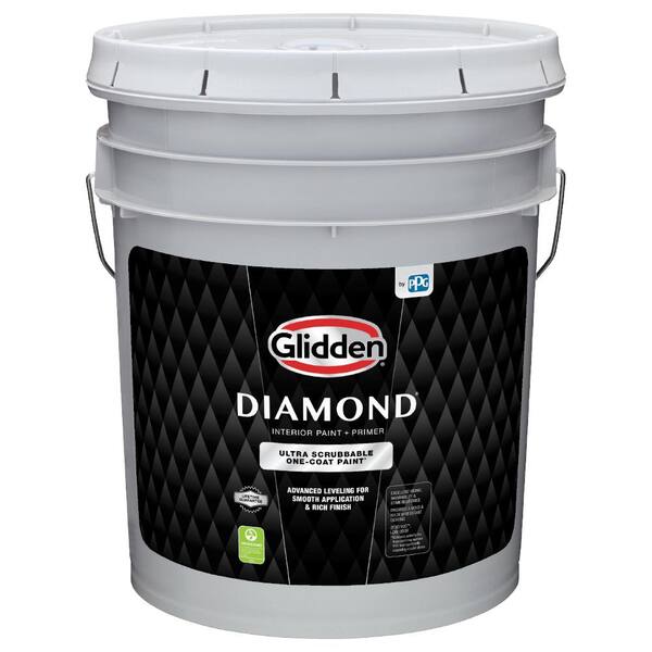 Glidden One Coat Interior Paint and Primer, Thin Ice / Gray, 1-Quart,  Eggshell 