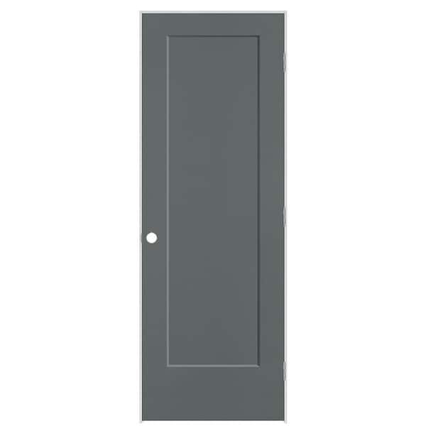 Masonite 28 in. x 80 in. 1-Panel Lincoln Park Left-Hand Hollow Core Cordite Molded Composite Single Prehung Interior Door