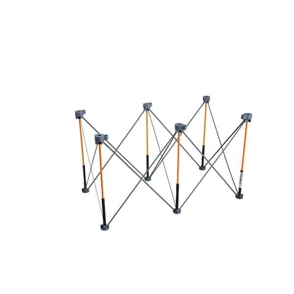 30 in. x 24 in. x 48 in. Steel Centipede Work Support Sawhorse with Exclusive Accessories