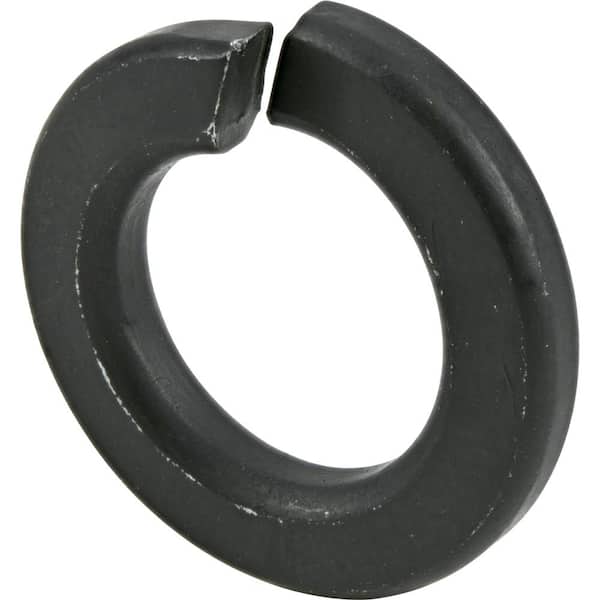 Unbranded 3/8 in. Black Exterior Split Lock Washers (50-Pack)