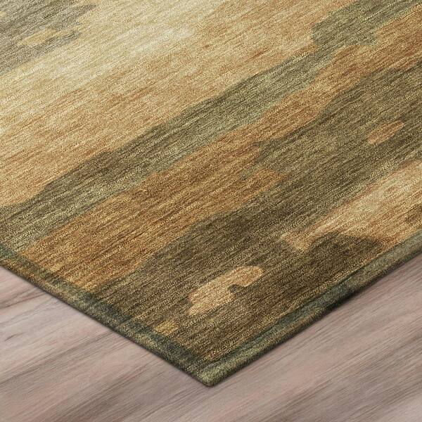 Chantille Machine Washable Indoor/Outdoor Abstract ACN2870 Copper 10 ft. x 14 ft. Area Rug