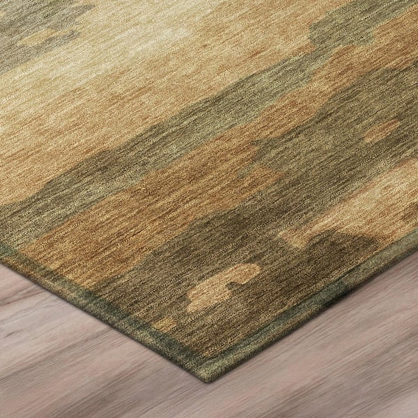 Chantille Machine Washable Indoor/Outdoor Abstract ACN2870 Copper 5 ft. x 7 ft. 6 in. Area Rug