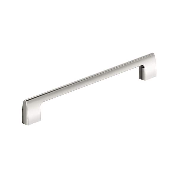 Riva 10-1/16 in. (256mm) Center-to-Center Polished Nickel Bar Cabinet Pull