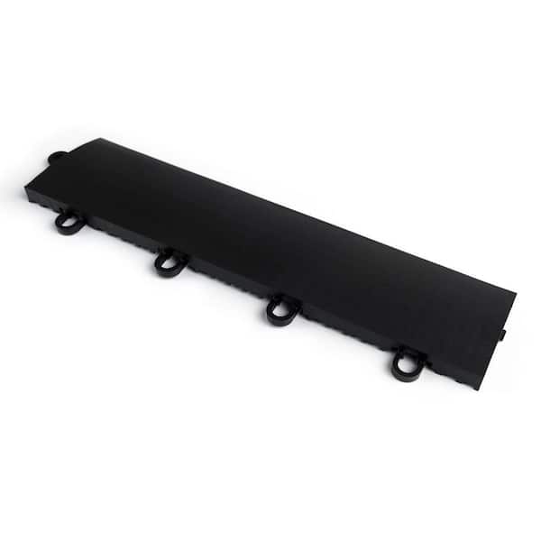 MotorDeck 12 in. x 3 in. Black Modular Female Edging Kit (22-Piece, includes 2 Corner Edges) MotorDeck 12 in. x 3 in. Black Modular Female Edging Kit (22-Piece, includes 2 Corner Edges)