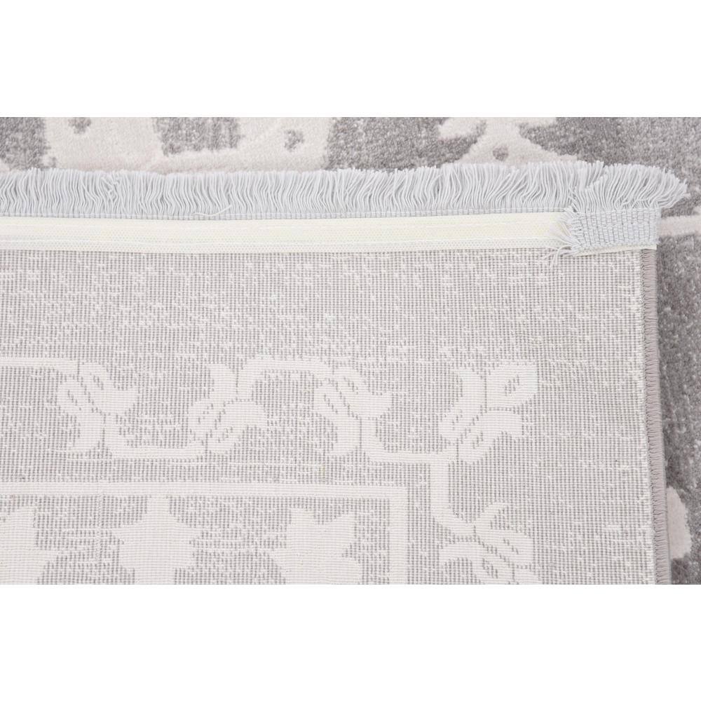 Light Gray Modern Classical 8' x 10' Indoor Abstract Rug