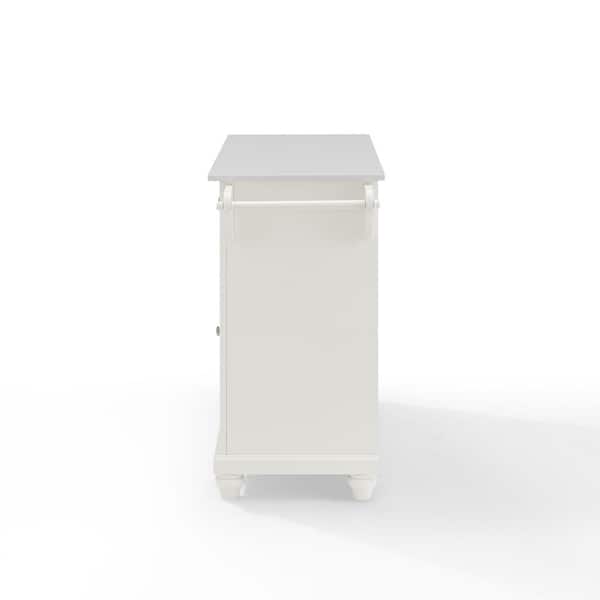 CROSLEY FURNITURE Cambridge White With Granite Top Full Size Kitchen Island - image 5