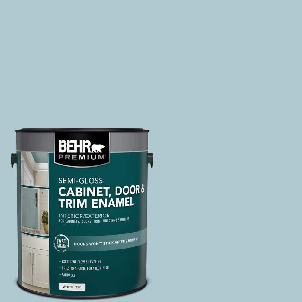 1 gal. #S470-2 Gentle Sea Semi-Gloss Enamel Interior/Exterior Cabinet, Door & Trim Paint price history on PriceWatchPro