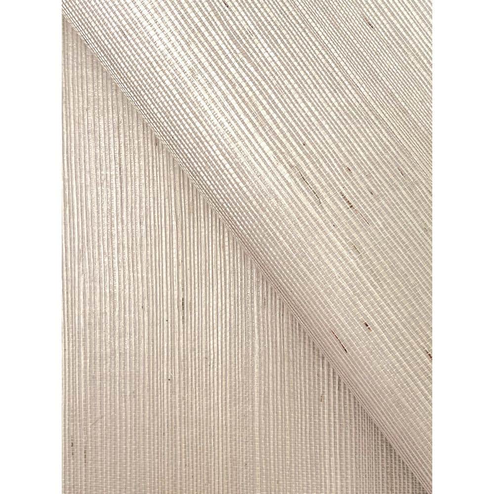 Warm Grey Self-Adhesive Grasscloth Wallpaper Roll