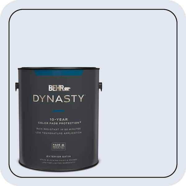 BEHR DYNASTY 1 gal. #580C-1 Diamond Light Satin Enamel Exterior Stain-Blocking Paint & Primer