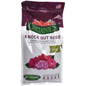 4 lbs. Organic Knock-Out Rose Plant Food Fertilizer with Biozome, OMRI Listed