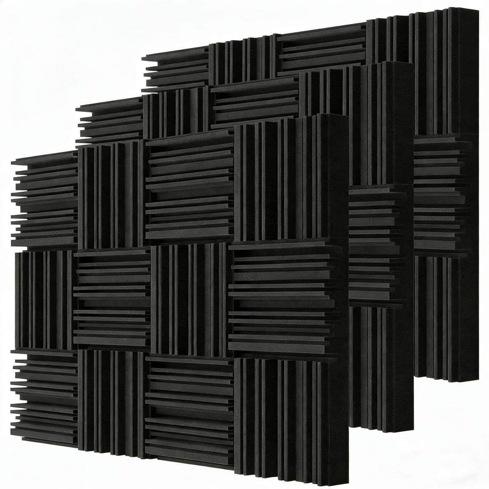 36 Pack 12 x 12 in. Broadband Sound Absorbing Foam, Dense Soundproof Padding Tile, Recording Studio Foam Absorber price history on PriceWatchPro