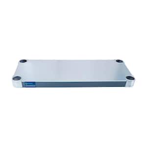 Additional Galvanized Steel Undershelf for 14 in. x 36 in. Kitchen Prep Table Adjustable Galvanized Steel Undershelf