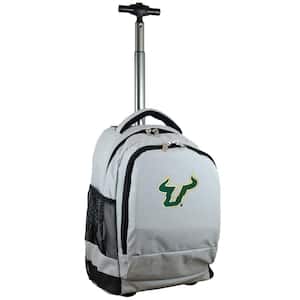 NCAA South Florida 19 in. Gray Wheeled Premium Backpack