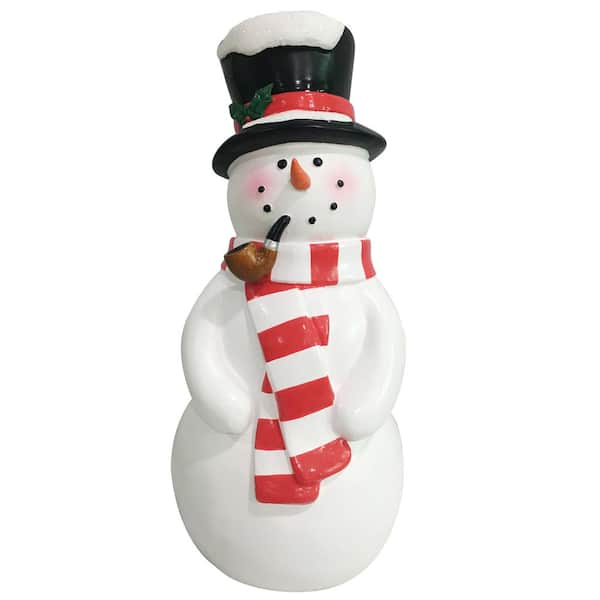 Home Accents Holiday 13 in. H Christmas Snowman NX1244 - The Home Depot