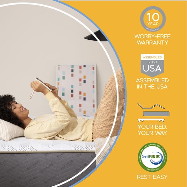 Simmons PeacefulSleep Hybrid Twin XL Firm 11 in. Mattress