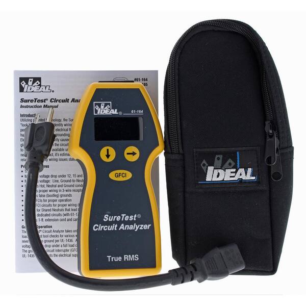 Mastech MS5908 RMS Circuit Analyzer Tester Compared w/ IDEAL Sure Test Socket