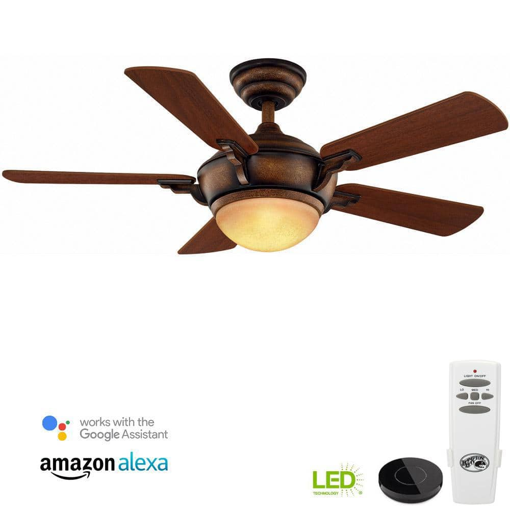 hampton bay ceiling fan with top and bottom lights