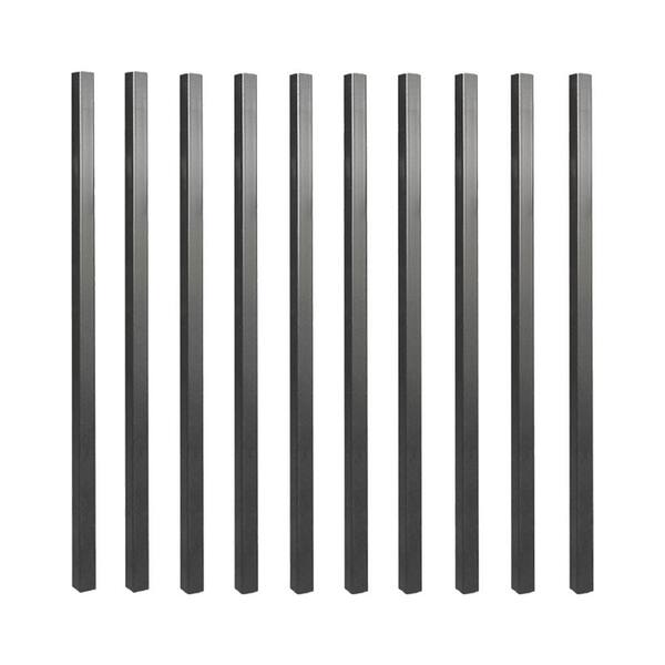 NUVO IRON 36 in. x 3/4 in. Galvanized Square Balusters (10-Pack)