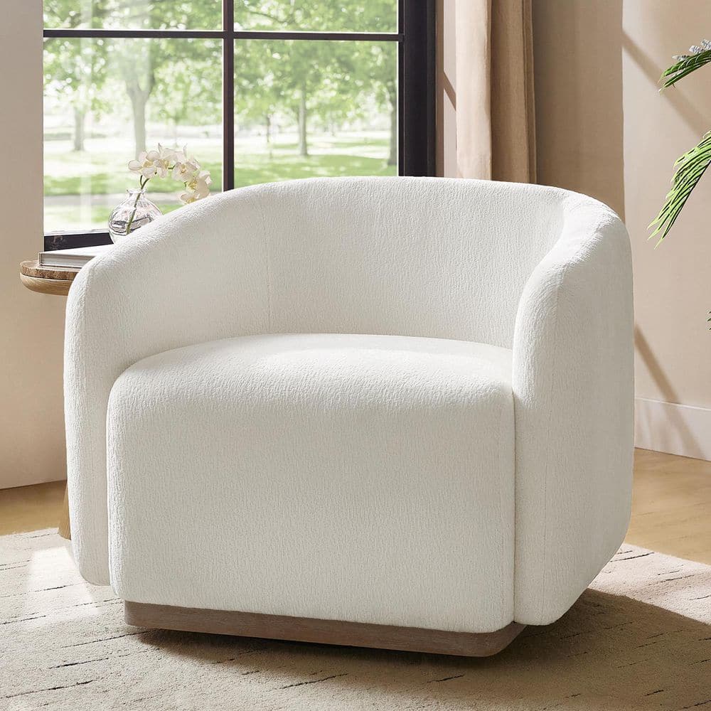 Peter Ivory Modern Polyester Swivel Arm Chair price history on PriceWatchPro