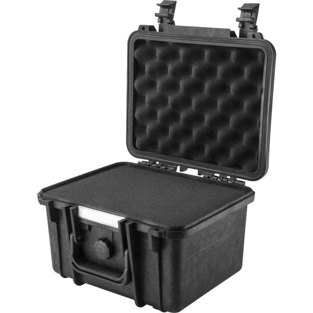 Matte Black Waterproof Crushproof Hard Case with Foam Inserts