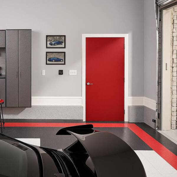 中野庸二、【out door in side(left)】 MMI DOOR 30 in. x 80 in. Left-Hand Outswing Flush Classic Primed