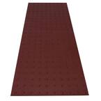 SSTD PowerBond 24 in. x 5 ft. Colonial Red ADA Warning Detectable Tile (Peel and Stick)