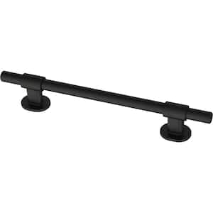 Bar Adjusta-Pull Adjustable 1-3/8 to 5-6/15 (35-160 mm) Classic Matte Black Cabinet Drawer Pulls (5-Pack)