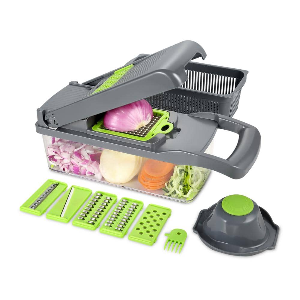All-In-One Vegetable Chopper - Kitchen Meal Prep Container - For Vegetable 