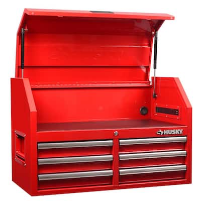 36 in. 6-Drawer Red Top Tool Chest