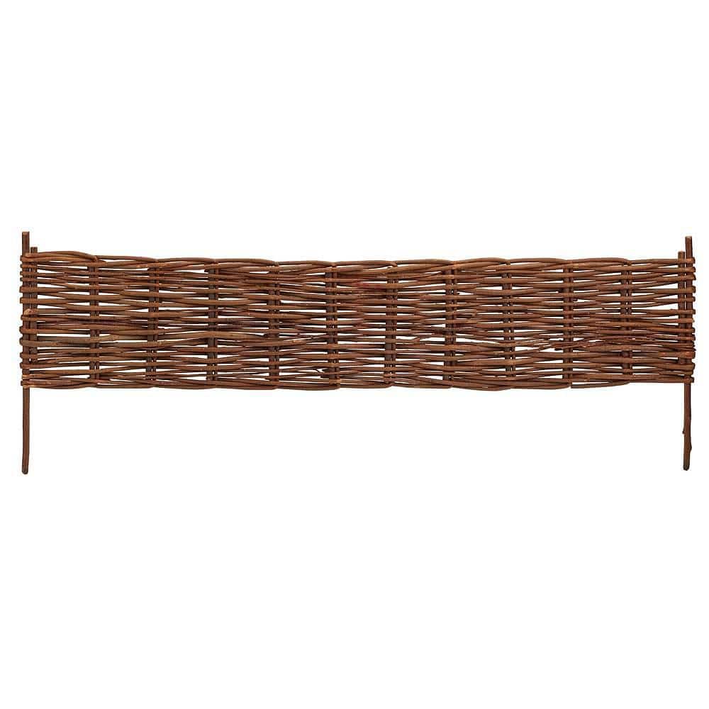 Master Garden Products XLarge 72 in. L x 16 in. H Woven Willow Brown