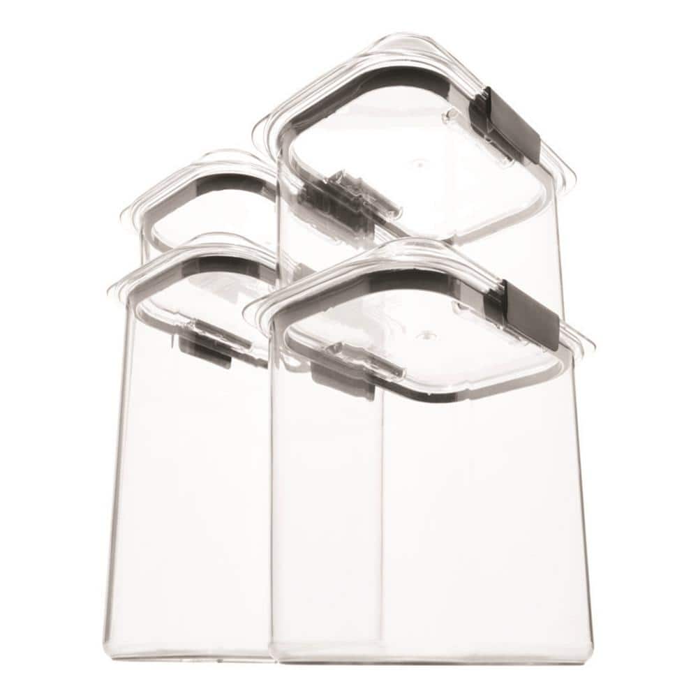 Rubbermaid Brilliance 4Piece Pantry Food Storage Container Set1994251