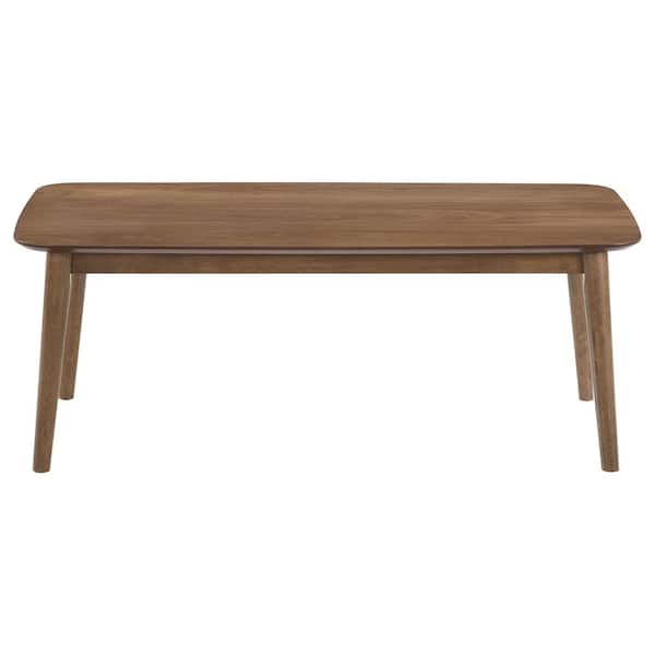 Coaster Radley 47.5 in. Natural Walnut Rectangle Wood 3-piece