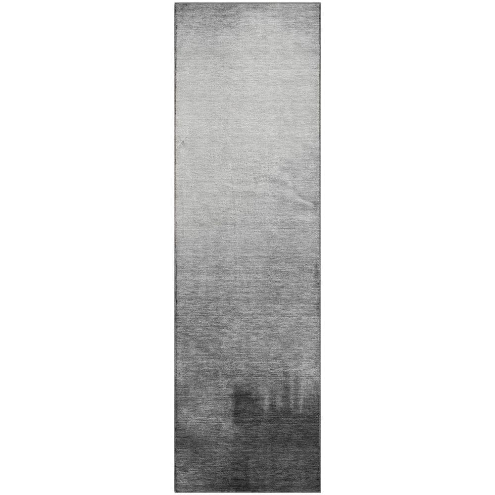 Mayfield Premium Machine Washable Abstract AMF2420 Gray 2 ft. x 7 ft. Runner Rug price history on PriceWatchPro