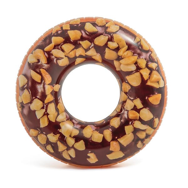 Intex Nutty Chocolate Donut Tube Pool Float