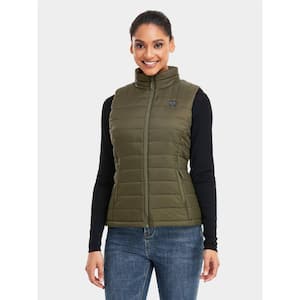 Women's Black 7.2-Volt Lithium-Ion Lightweight Heated Vest with One 5.2Ah Battery and Charger