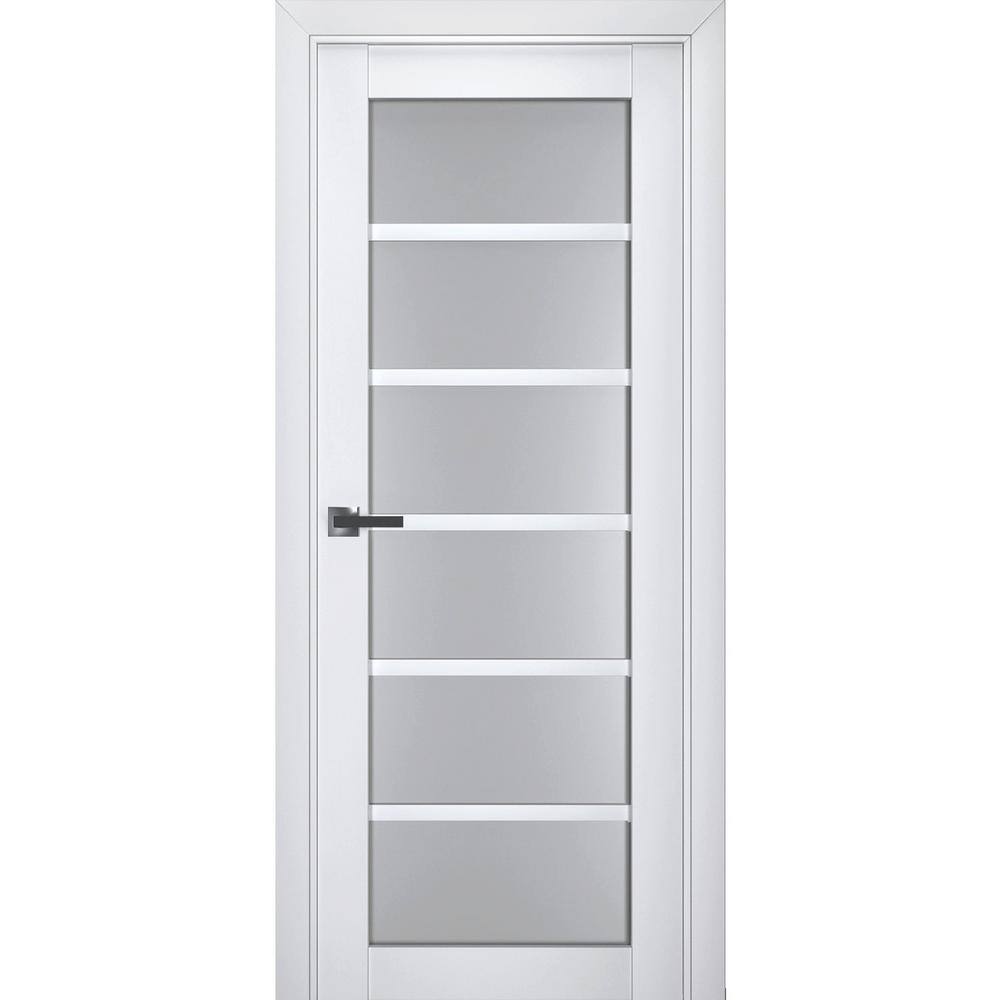 36 in. x 80 in. 1 Panel White Finished Solid Wood Sliding Door with Hardware price history on PriceWatchPro
