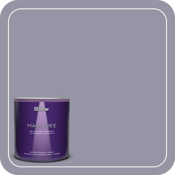 BEHR MARQUEE 1 qt. #640F-5 Ash Violet Eggshell Enamel Interior Paint & Primer