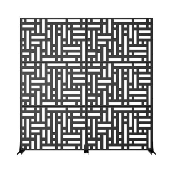 Dovelina 72 in. H x 72 in. W Wall Sculptures Outdoor Privacy Screens
