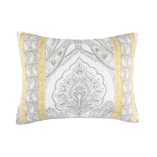 LEVTEX HOME St. Ives 3-Piece Multicolored Grey Yellow White