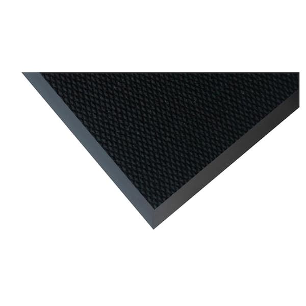 Black 72 in. x 120 in. Teton Residential Commercial Mat