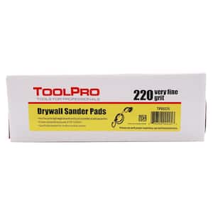 9 in. (225 mm) 220 Grit Drywall Sander Pads (5-Piece)