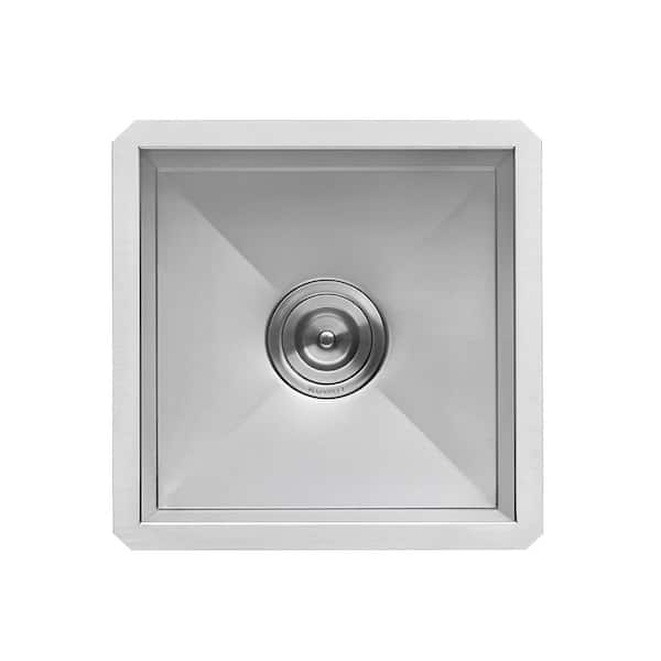 Nesta 15 in. Undermount Single Bowl 16-Gauge Stainless Steel Bar Prep Kitchen Sink