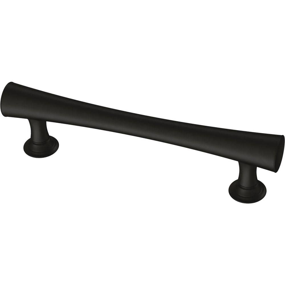 Liberty Drum 33/4 in. (96mm) Matte Black Drawer Pull P40273CFBCP