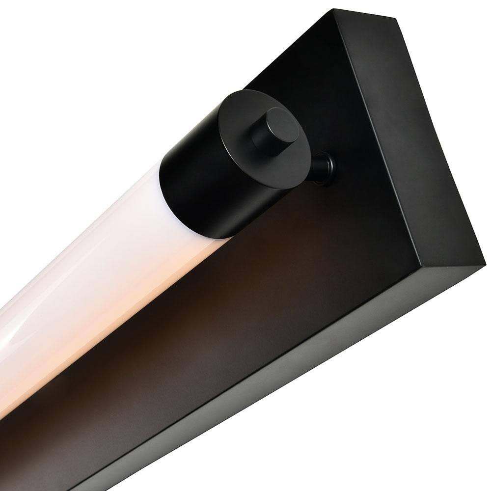 Procyon Sleek 24" Black Integrated LED Bathroom Wall Light