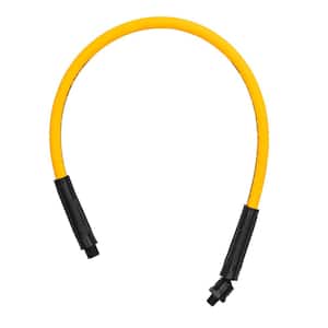 3/8 in. x 30 in. Hybrid Whip Hose with 1/4 in. Ball Swivel
